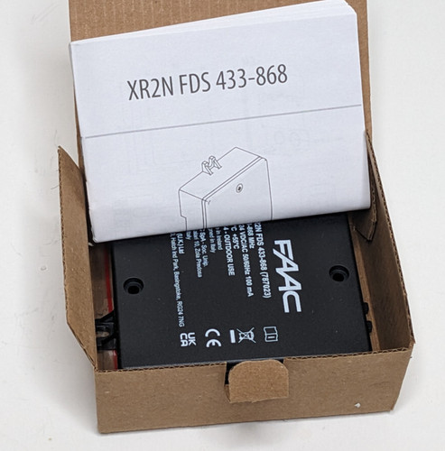 Faac xr2n fds 433 - faac, 433-868