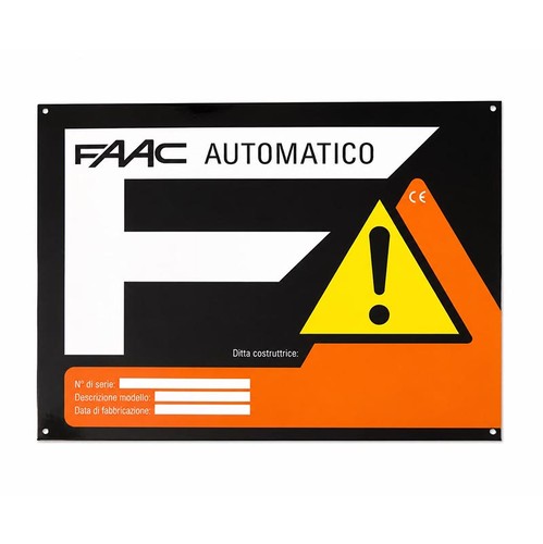 Cartello monitore mcf targa - mcf,