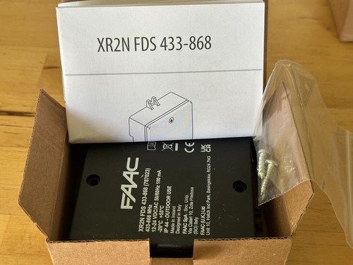 Faac xr2n fds - xr2n, mhz
