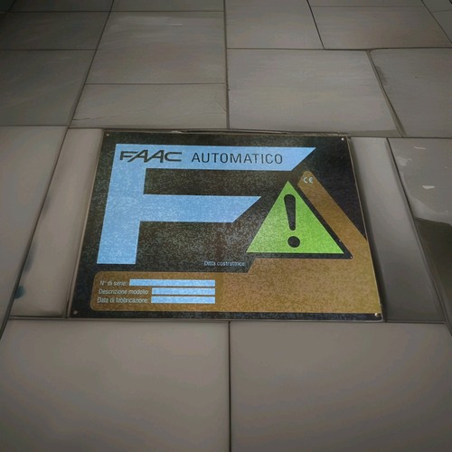 Faac cartello inox - cartello,
