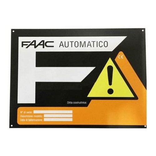 Faac 732106 cartello monitore - 732106,